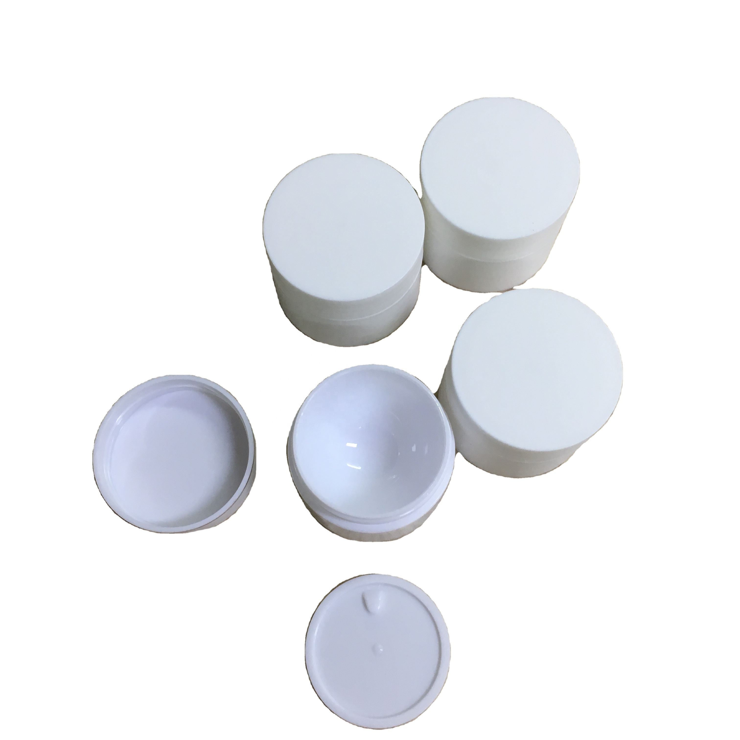 good quality white pp jars pp plastic double wall jar