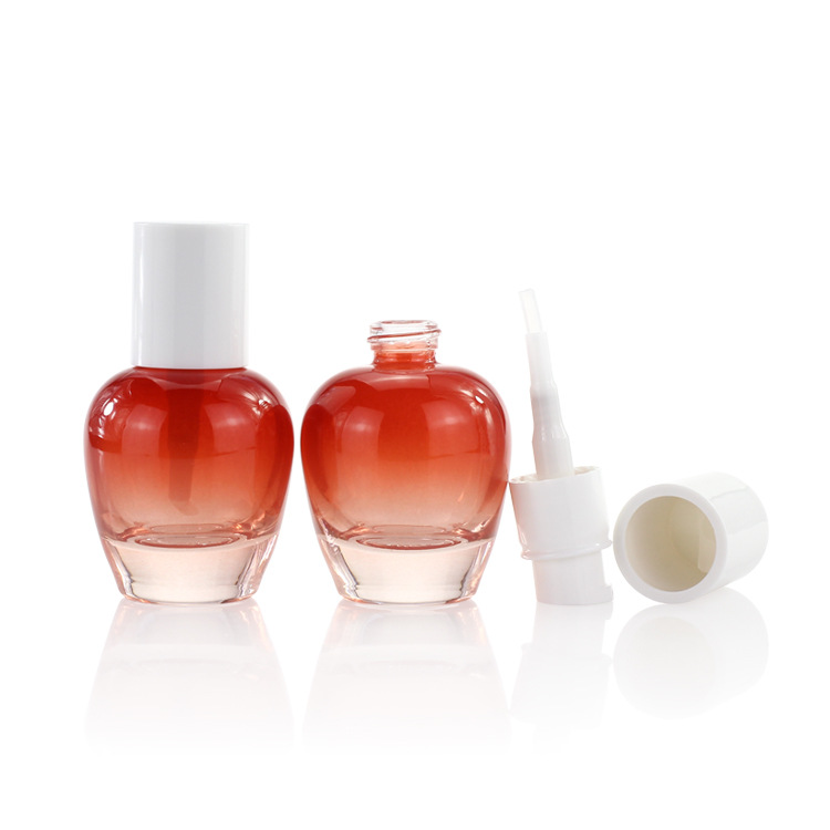 gradient color serum lotion bottle  cosmetic skincare packing  cosmetic container