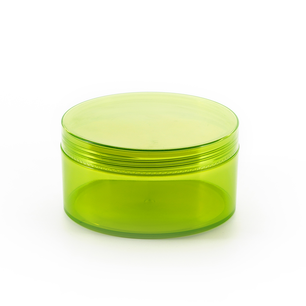 green color 200ml 250ml 300ml PP cosmetic mask cream jar for packing Aloe Vera Gel
