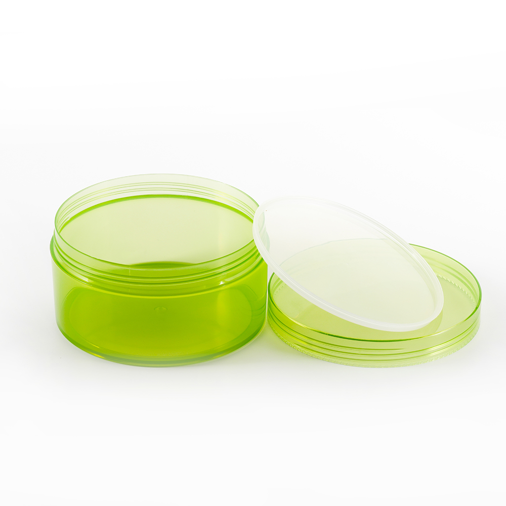 green color 200ml 250ml 300ml PP cosmetic mask cream jar for packing Aloe Vera Gel