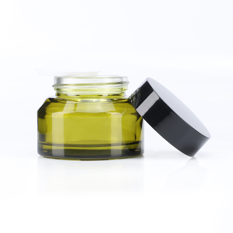 green cosmetic jars Cream Facial Makeup Lotion Container Cosmetic cream jar