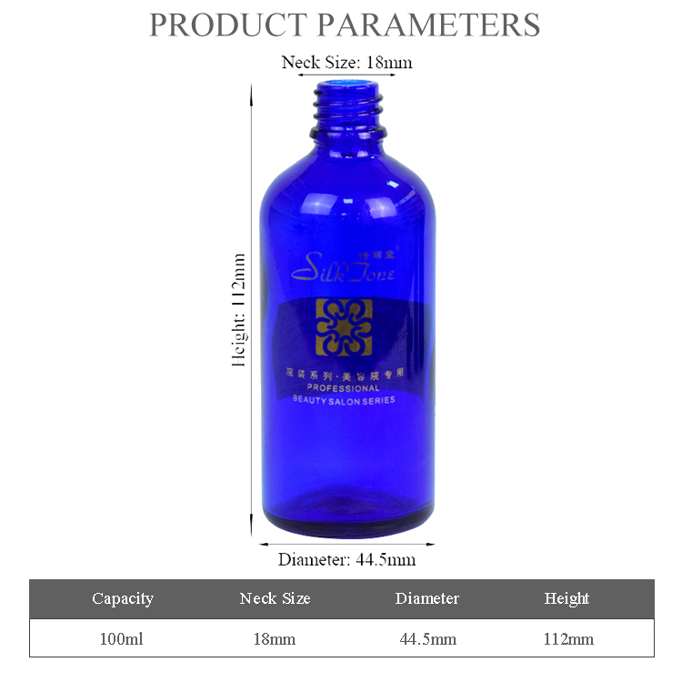 guangzhou factory price wholesale empty 100ml personal care glass packaging serum essential oil dropper glass bottle