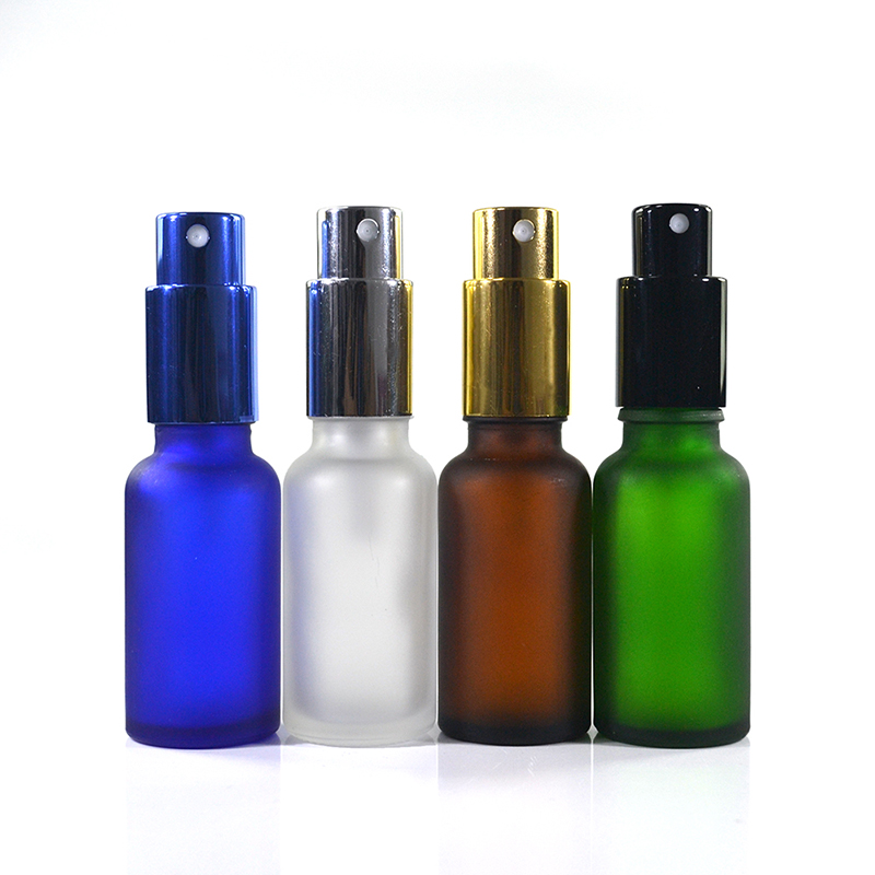guangzhou glass bottle cosmetic packaging 5ml 10ml 15ml 20ml 30ml 50ml 100ml frosted cosmetic spray bottle