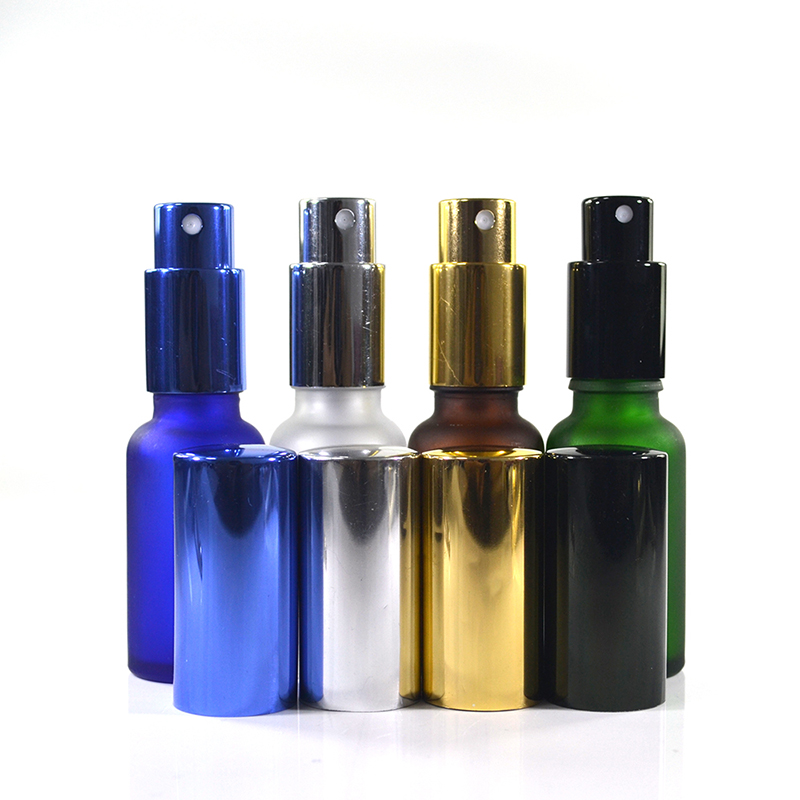 guangzhou glass bottle cosmetic packaging 5ml 10ml 15ml 20ml 30ml 50ml 100ml frosted cosmetic spray bottle