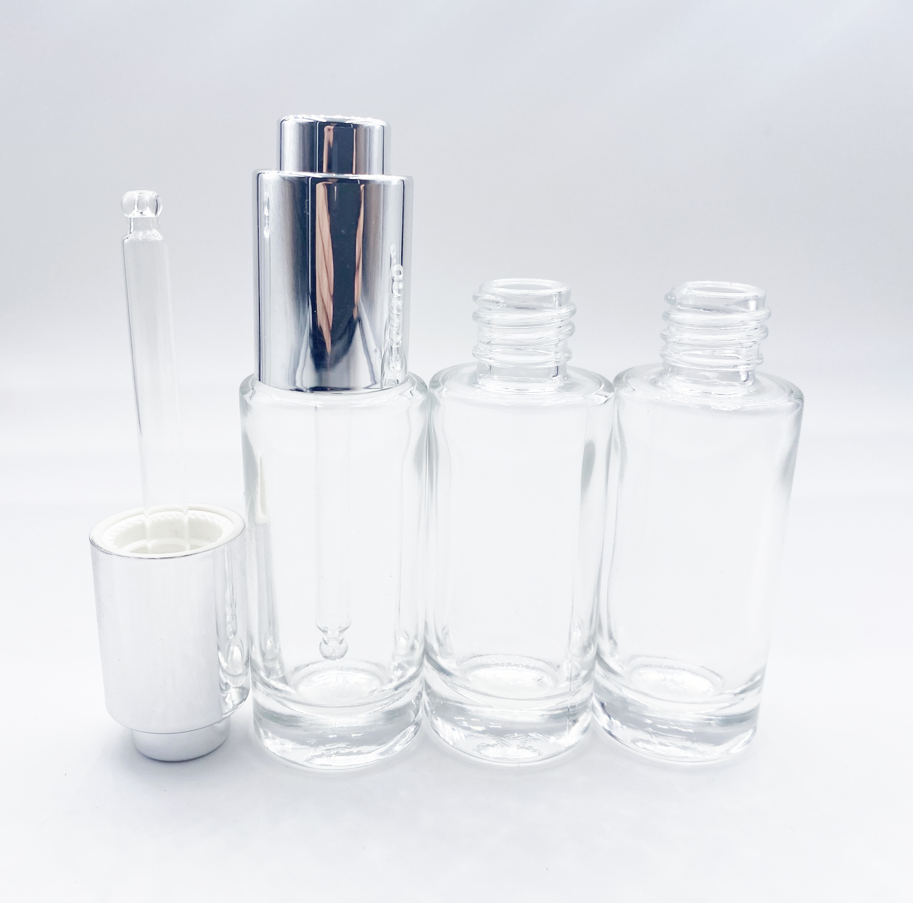 hair oil dropper bottle 25ml hair oil bottles dropper for skin care cylinder dropper bottle