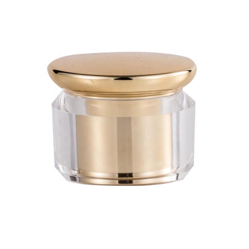 hand cream face cream eye shadow cosmetic packaging portable screw cap 5g 10g 15g white black acrylic jars