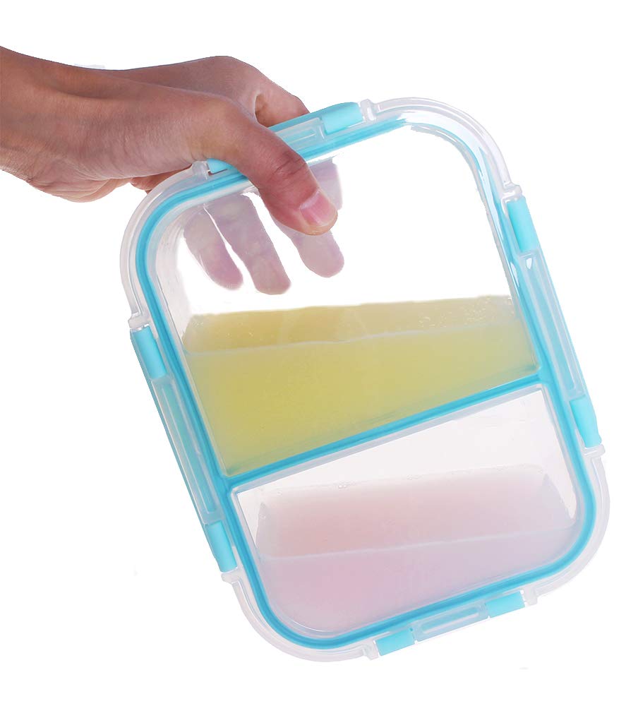 heat-resistant container set glass food storage for wholesales