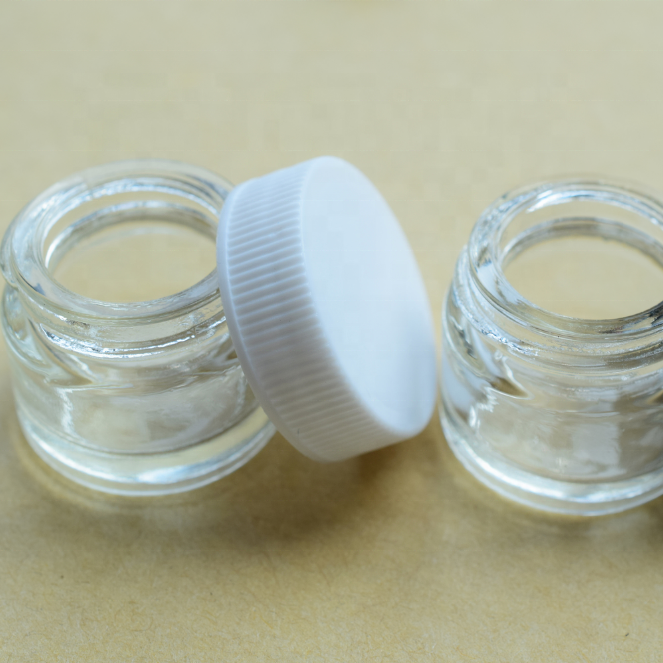 hemp cream concentrate container jar 30ml CR lid wax oil glass jar