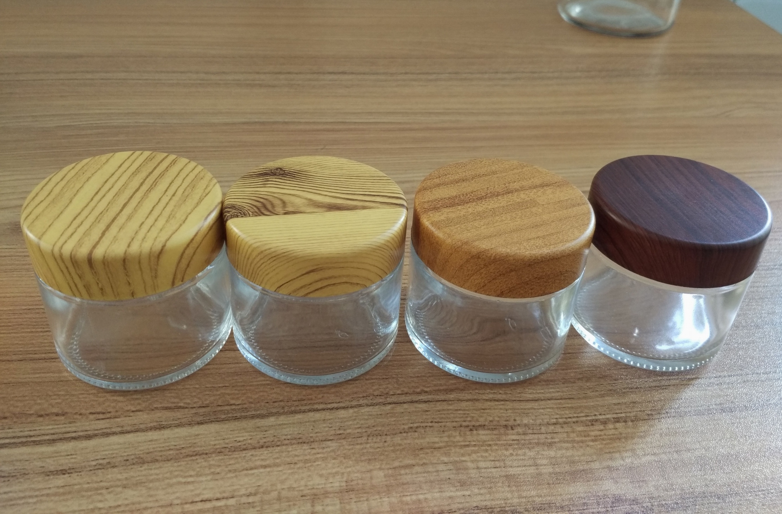 hemp cream concentrate container jar 30ml CR lid wax oil glass jar