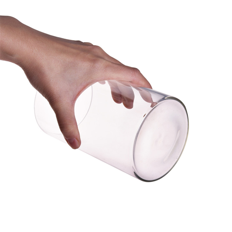 high borosilicate glass jar 350ml cereal container airtight