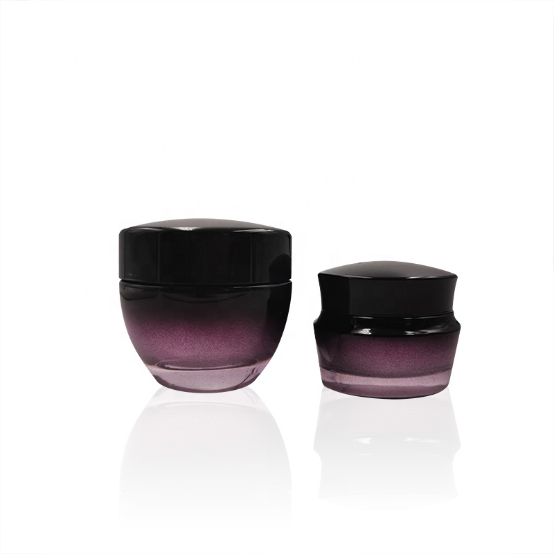 high end clear black make up empty 30ml 50ml golden glass pump Lancome cosmetic perfume bottle