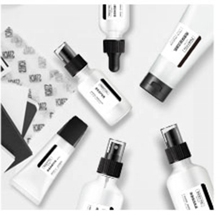 high-end cosmetic set packaging glass bottle for essence emulsion face cream 100ml 150ml 50ml with pump and spray plastic cap
