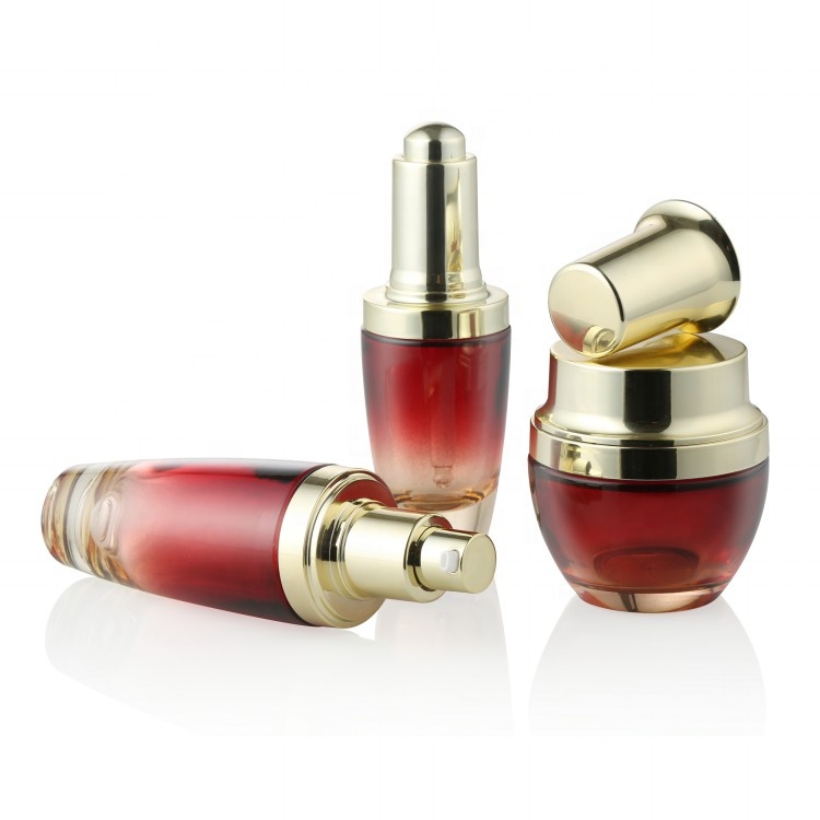 high end luxury 30ml press glass cosmetic organic morocco argan oil bottle packaging