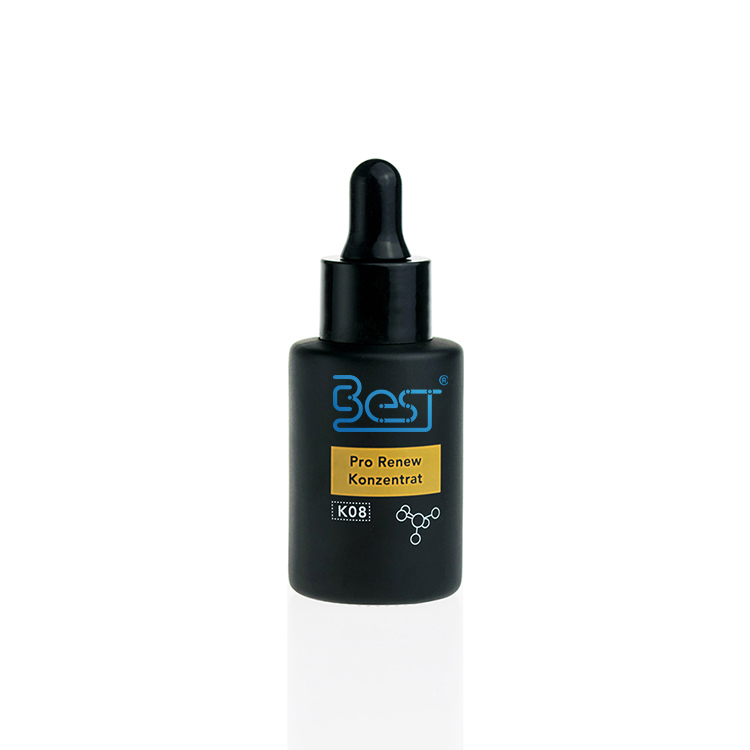 high end premium 20ml 30ml 40ml 50ml 60ml 80ml 100ml 120ml 1oz matte black serum natural remedies glass dropper bottle