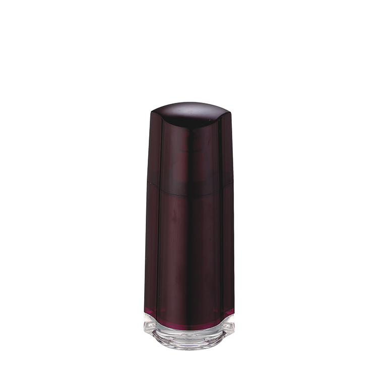 high grade dark wine red double wall triangle 30g 50g acrylic facial mask cream jar