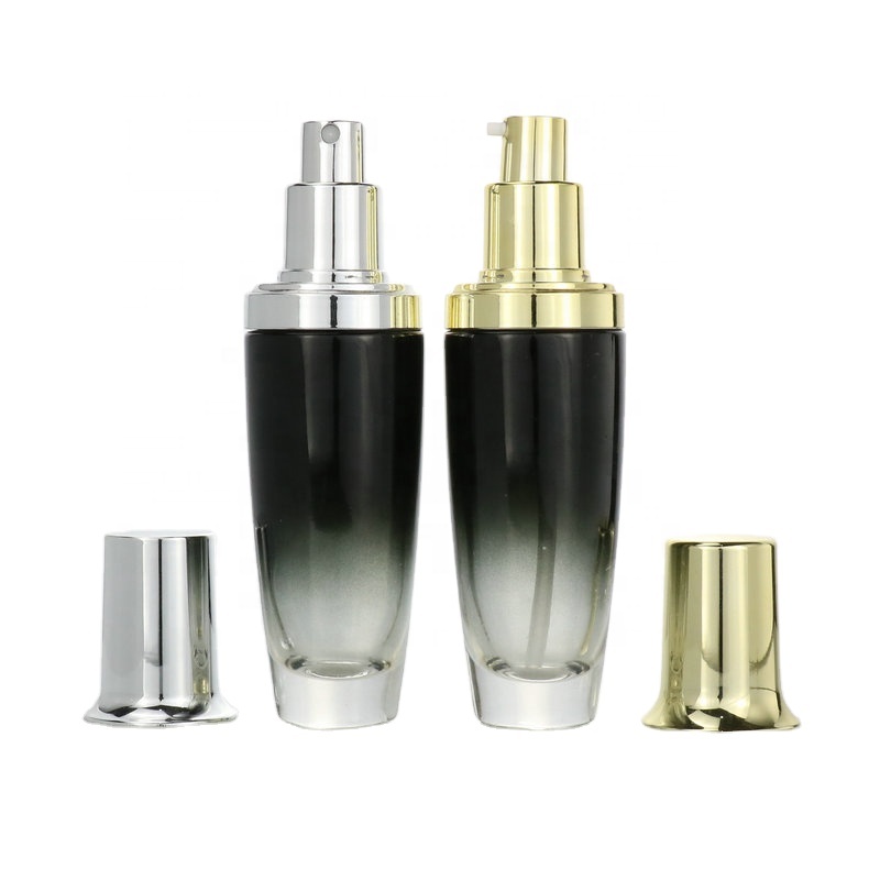 high-grade hot sale Luxury Empty Light Lotion Pump Cosmetic Bottle Skincare Package Acrylic Cream Jar