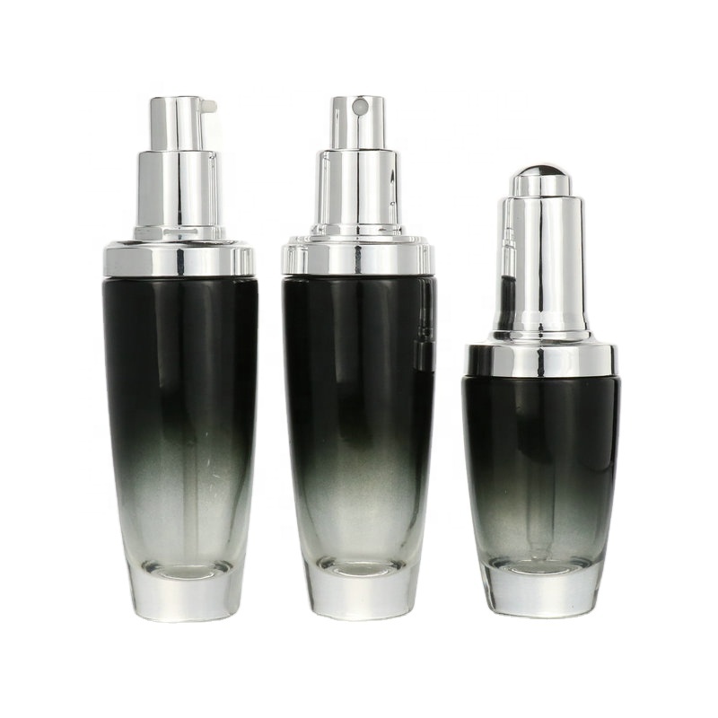 high-grade hot sale Luxury Empty Light Lotion Pump Cosmetic Bottle Skincare Package Acrylic Cream Jar