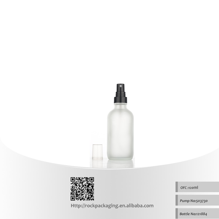 high quality 1/2oz 1oz 2oz 4oz 8oz 16oz Boston round glass spray bottle frosted