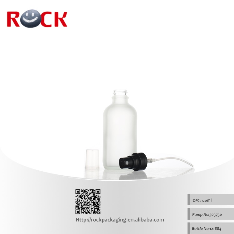 high quality 1/2oz 1oz 2oz 4oz 8oz 16oz Boston round glass spray bottle frosted