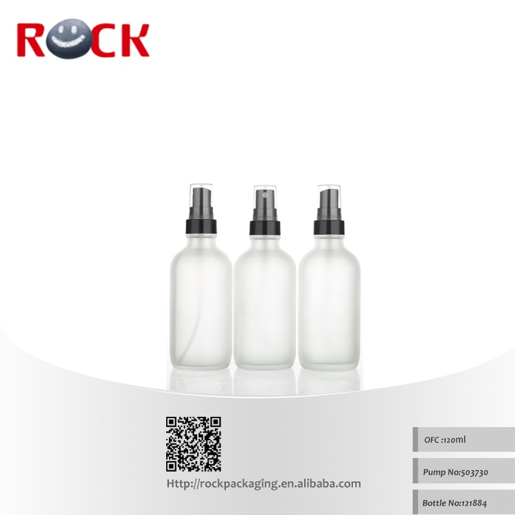 high quality 1/2oz 1oz 2oz 4oz 8oz 16oz Boston round glass spray bottle frosted