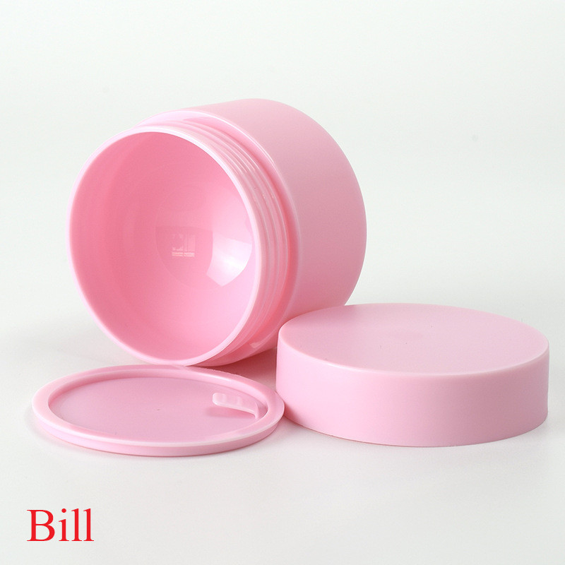 high quality 15g plastic PP double wall cream jars cosmetic skin care cream containers silver rim  5g 15g 20g 30g 50g