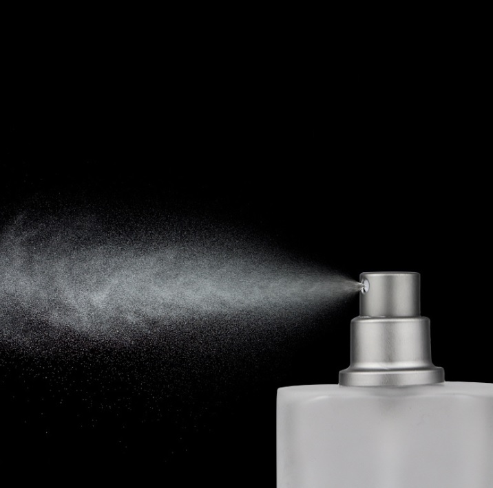 high quality 15ml 30ml 50ml 100ml Frosted rectangular black perfume bottle