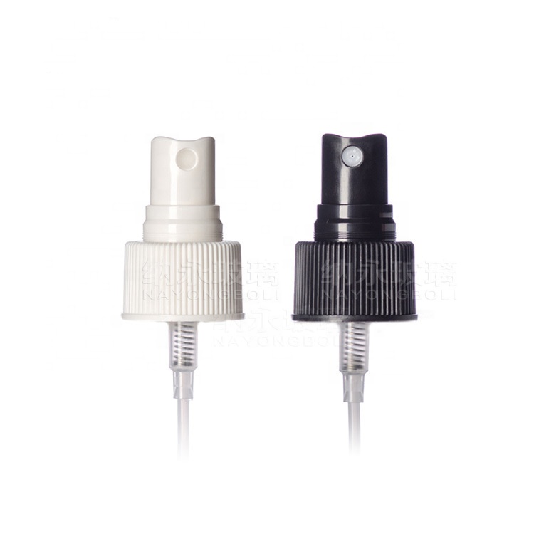 high quality 15ml 30ml 60ml 4oz 120ml 240ml 480ml brown blue boston round glass bottle with black plastic mist sprayer cap