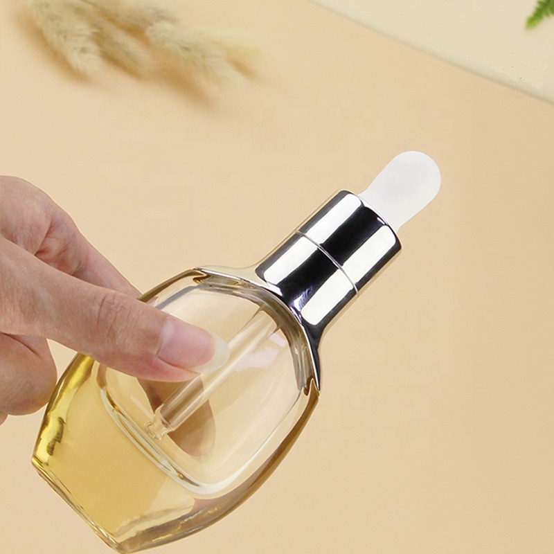 high quality 15ml 30ml flat glass dropper bottles/ essence liquid bottles with good price