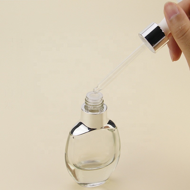 high quality 15ml 30ml flat glass dropper bottles/ essence liquid bottles with good price