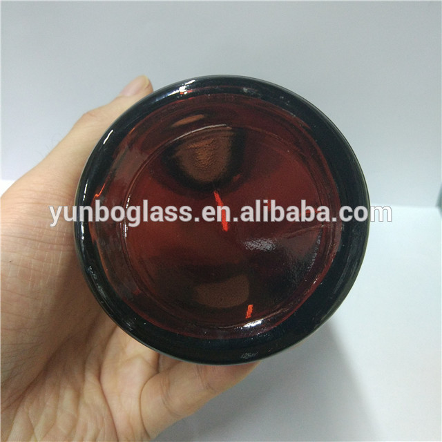 high quality 300ml amber perfumer reed diffuser bottle glass