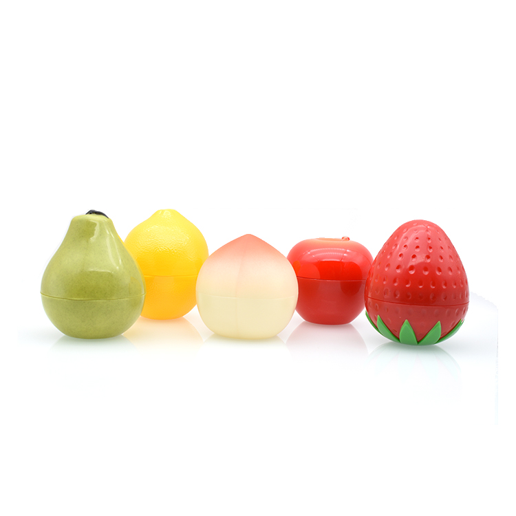 high quality 30g Skin care plastic face cream mask jar cream mask containers 30g fruit shape jar