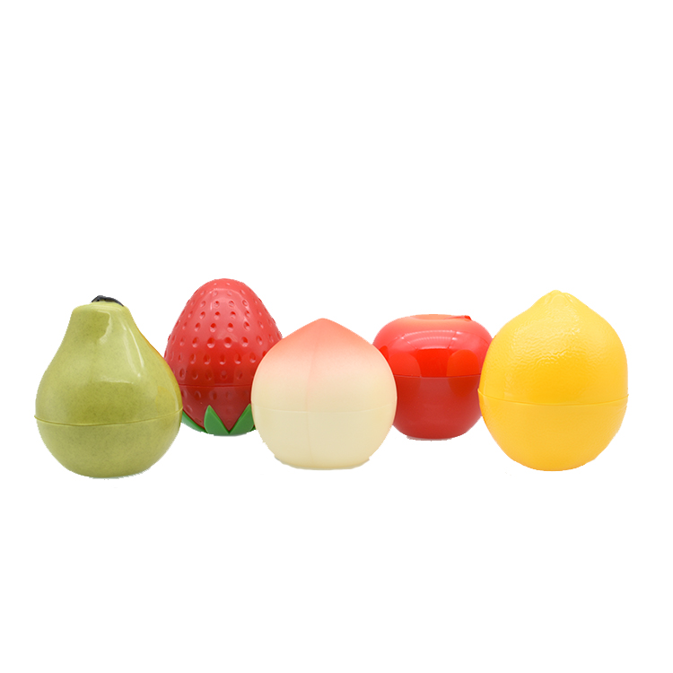 high quality 30g Skin care plastic face cream mask jar cream mask containers 30g fruit shape jar