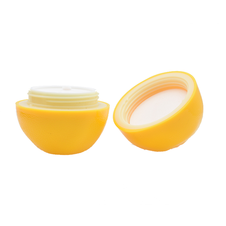high quality 30g Skin care plastic face cream mask jar cream mask containers 30g fruit shape jar