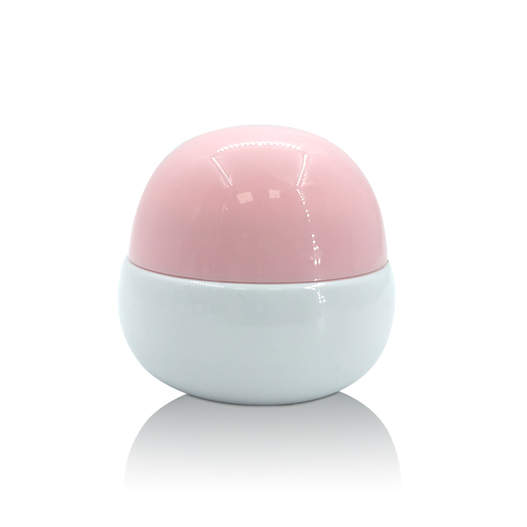 high quality 50g plastic packaging cosmetic empty jar face cream jar hair clay body oil with colorful lid