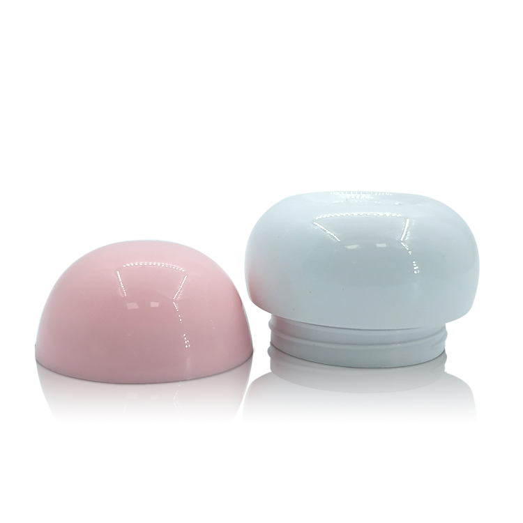 high quality 50g plastic packaging cosmetic empty jar face cream jar hair clay body oil with colorful lid