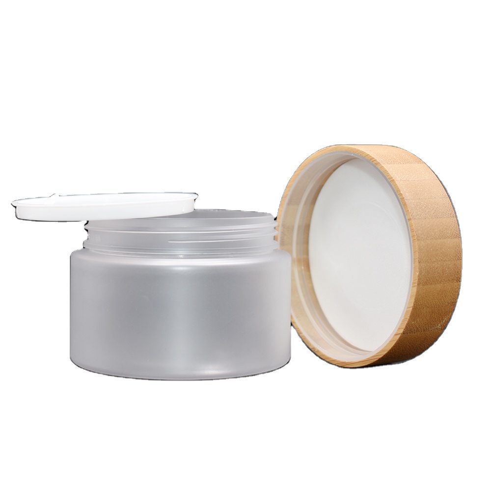 high quality 5g 15g 30g 50g 100g 150g 250g plastic jar with bamboo lid