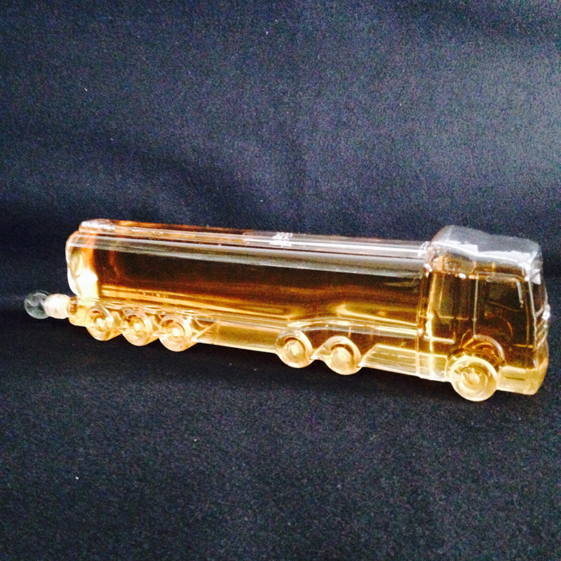 high quality 750ml AK-47 gun shaped glass wine bottle