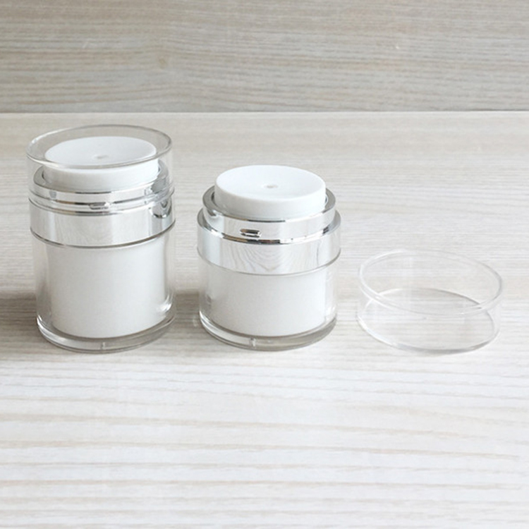 high-quality amber 50 ml glass cosmetic jars