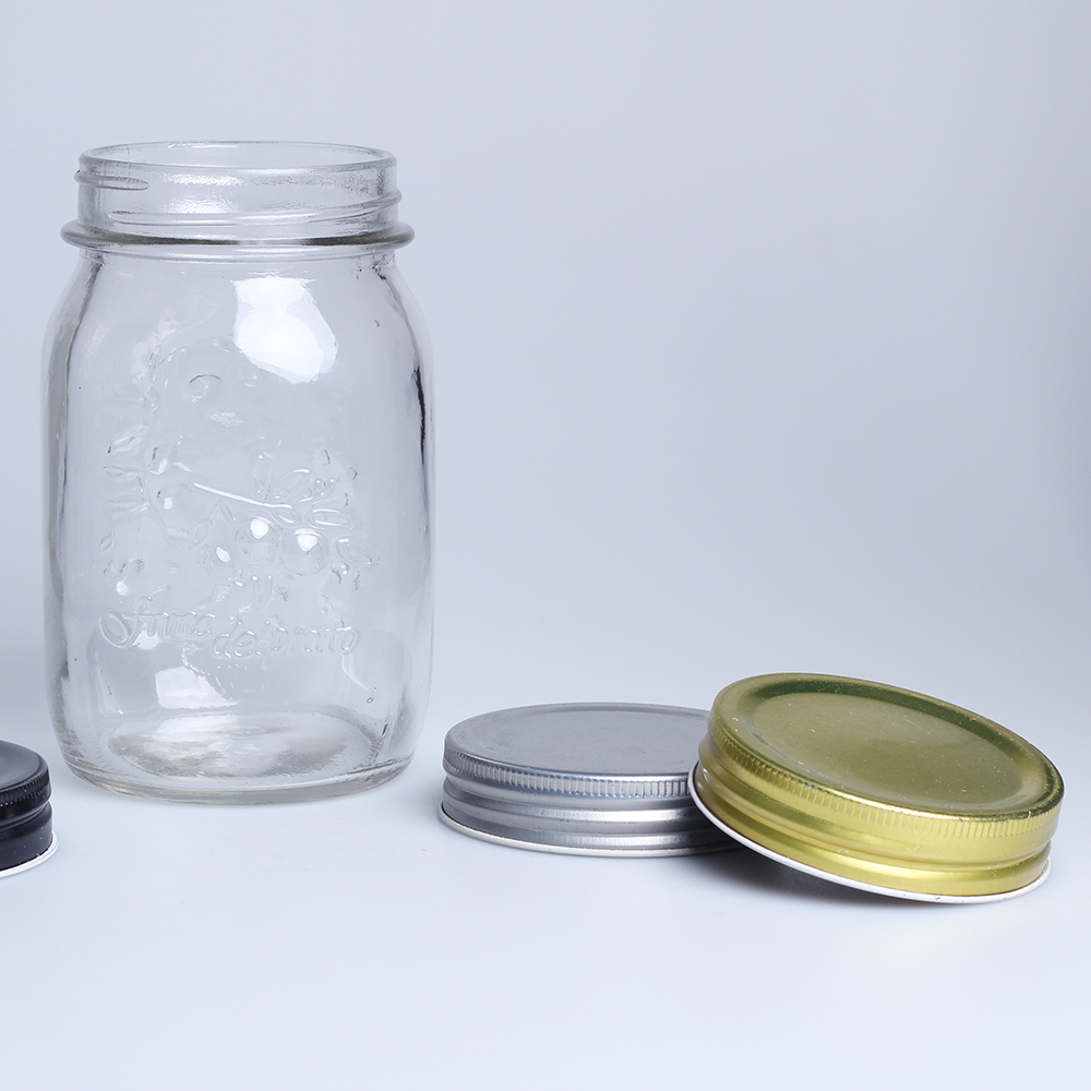 high quality china factory direct sale 750ml mason glass jar with tin cap