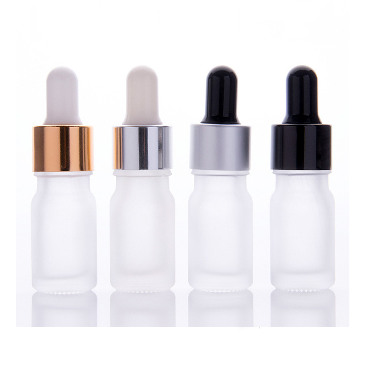 high quality customized 1oz 2oz 30ml 50ml 100ml frosted glass dropper bottle