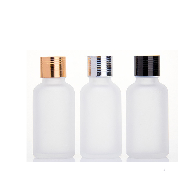 high quality customized 1oz 2oz 30ml 50ml 100ml frosted glass dropper bottle