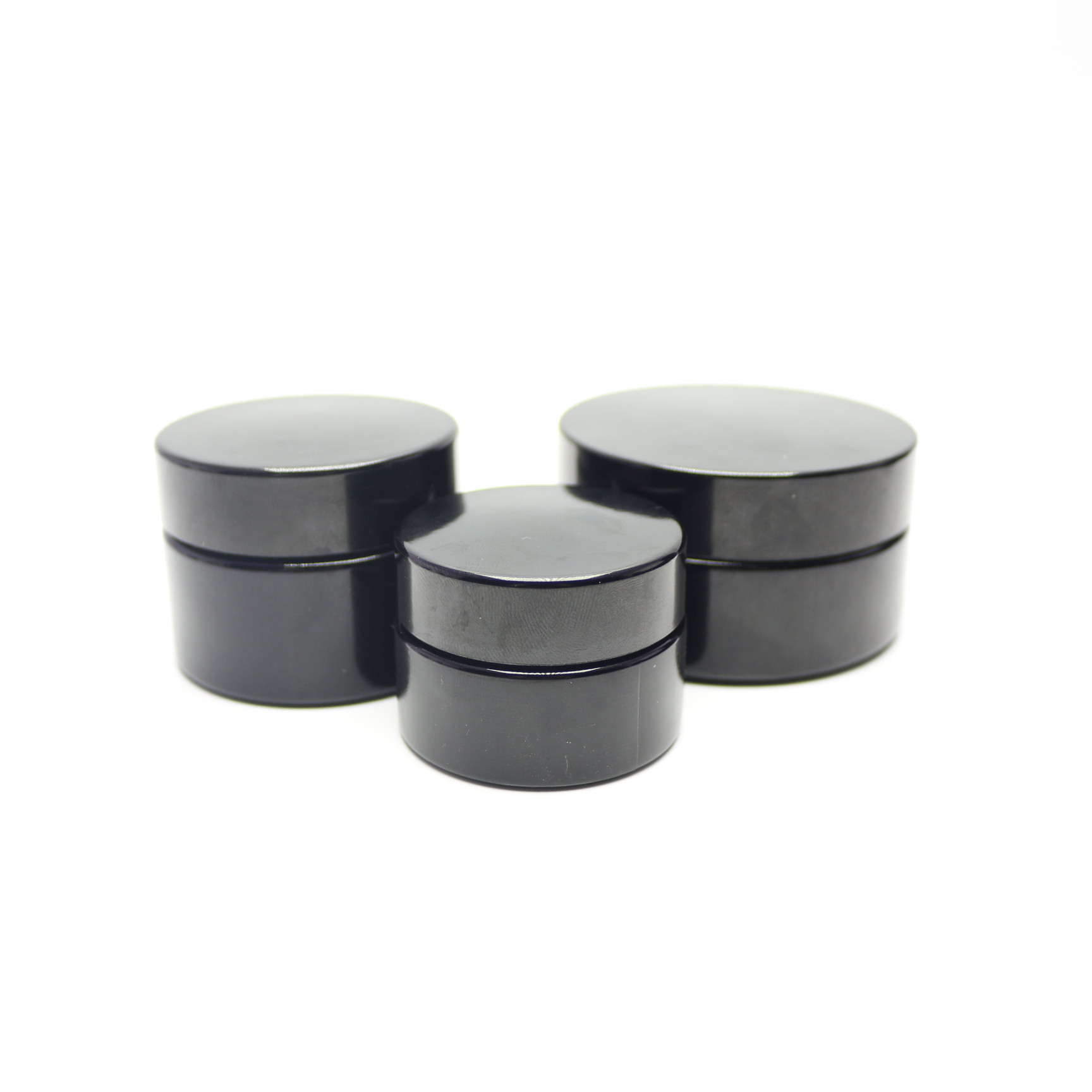 high quality dark violet jar and bottles for personal care DVJ-082C