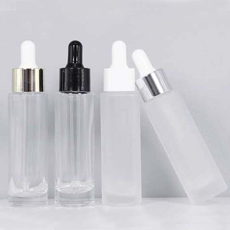 high quality empty 20ml 30ml 50ml 80ml 100ml 120ml frosted glass toner serum lotion pump bottle