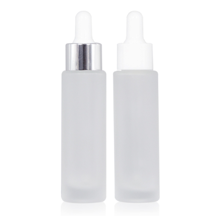 high quality empty 20ml 30ml 50ml 80ml 100ml 120ml frosted glass toner serum lotion pump bottle