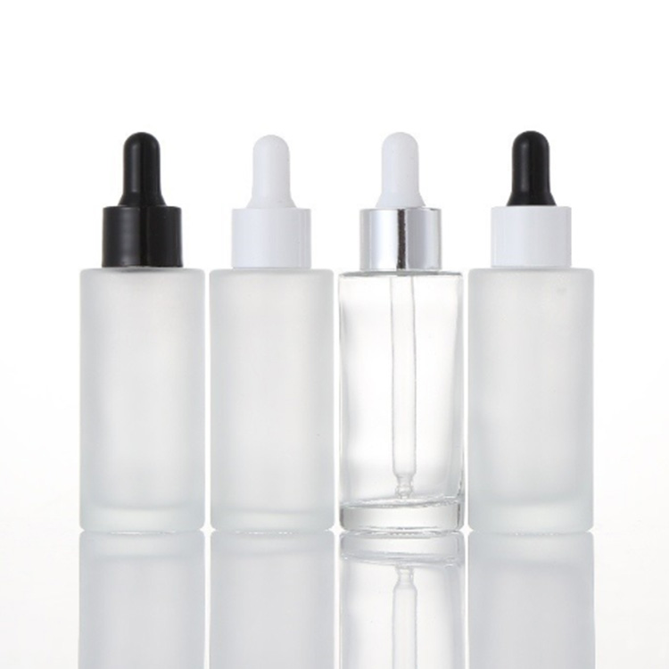 high quality empty 20ml 30ml 50ml 80ml 100ml 120ml frosted glass toner serum lotion pump bottle