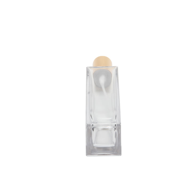 high quality facial spray bottle glass perfume bottle luxury 100ml clear empty square shaped glass spray perfume bottle