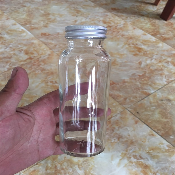 high quality fancy air tight wide mouth storage glass jar