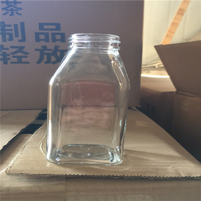 high quality fancy air tight wide mouth storage glass jar