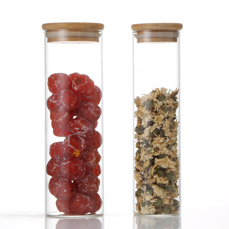 high quality food reserved tank glass borosilicate glass container fresh-keeping heat resistance borosilicate pipe