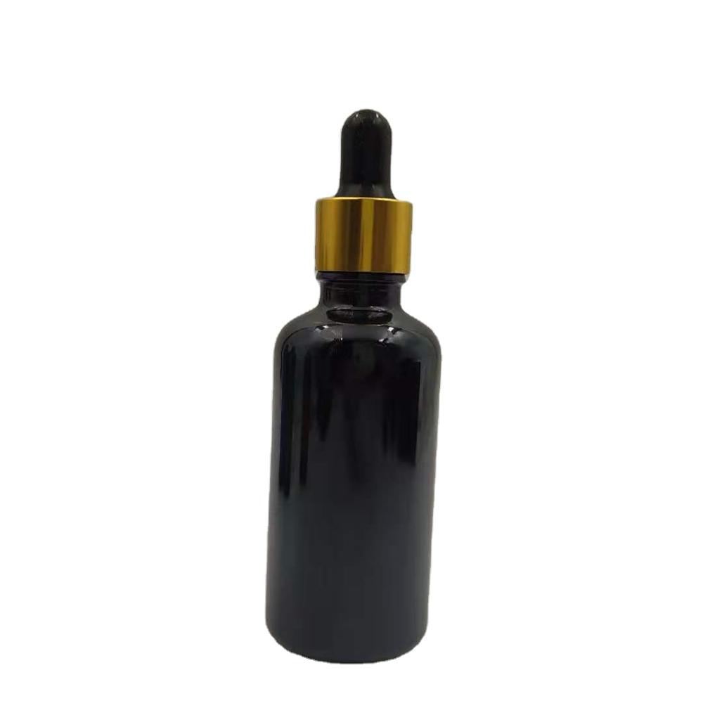 high quality free sample 50ml clear black amber blue green essential oil bottle